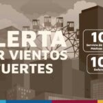 Muni Informa: pronóstico de fuertes ráfagas de viento para este sábado