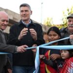 Passerini inauguró obras de pavimentación en los barrios Marta Juana González y Manantiales