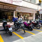 Ordenamiento del estacionamiento para motocicletas en General Paz esquina Colón
