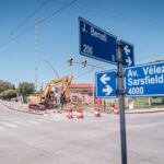 Reemplazan el sistema de desagüe pluvial en Vélez Sarsfield entre Mónaco y El Tirol